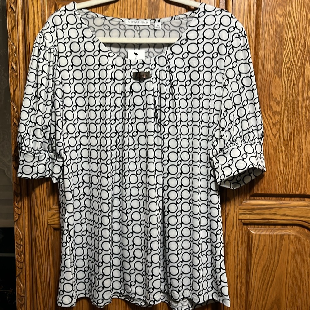 Brand new NWT Notations 1X lot of 2 blouses - Picture 8 of 8